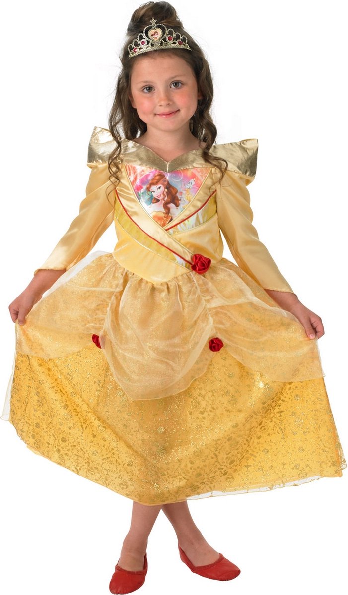 Disney Prinsessenjurk Belle - Kostuum Kind 98/104 | bol.com