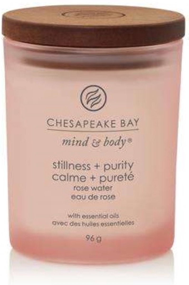 Chesapeake Bay Stillness & Purity - Rose Water Mini Candle Roze