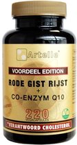 Artelle Rode Gist Rijst + Co-Enzym Q10 220 vega capsules