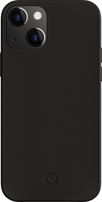 Valenta Back Cover MagSafe - Leer - Apple iPhone 14 Plus Black