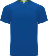 Kobaltblauw sportshirt unisex 'Monaco' merk Roly maat S