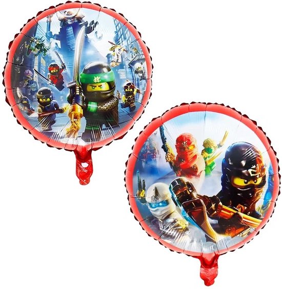 Lego Ninjago Ballonnen Set - 6 Jaar - 15-delig | bol.com