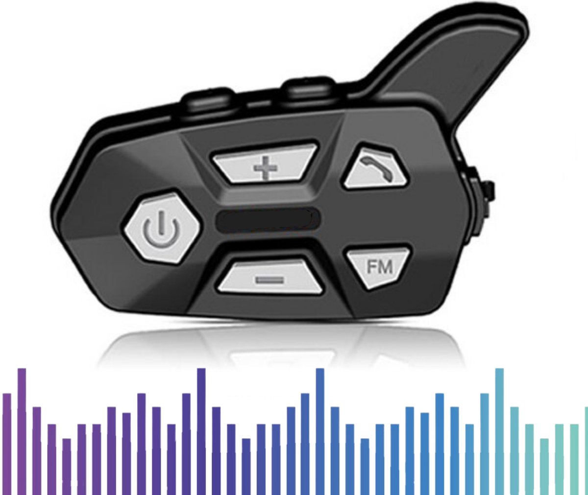 Currero Bluetooth Intercom Motorhelm - Motorhelm Headset - Intercom Communicatiesysteem Motor Helm - Waterdicht