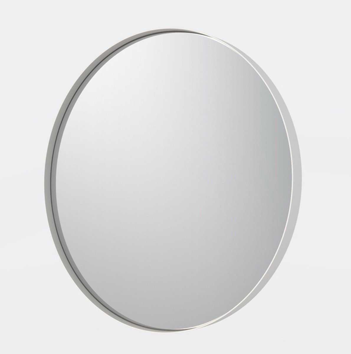 Saniclass Exclusive Line spiegel – Badkamerspiegel – Rond – 60cm – Mat Wit