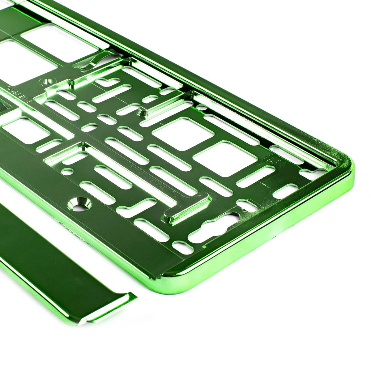 Kentekenplaathouders - Set van twee - Groen Metallic