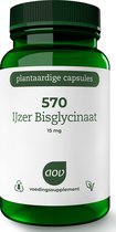 AOV 570 IJzer Bisglycinaat - 90 vegacaps - Mineralen - Voedingssupplement