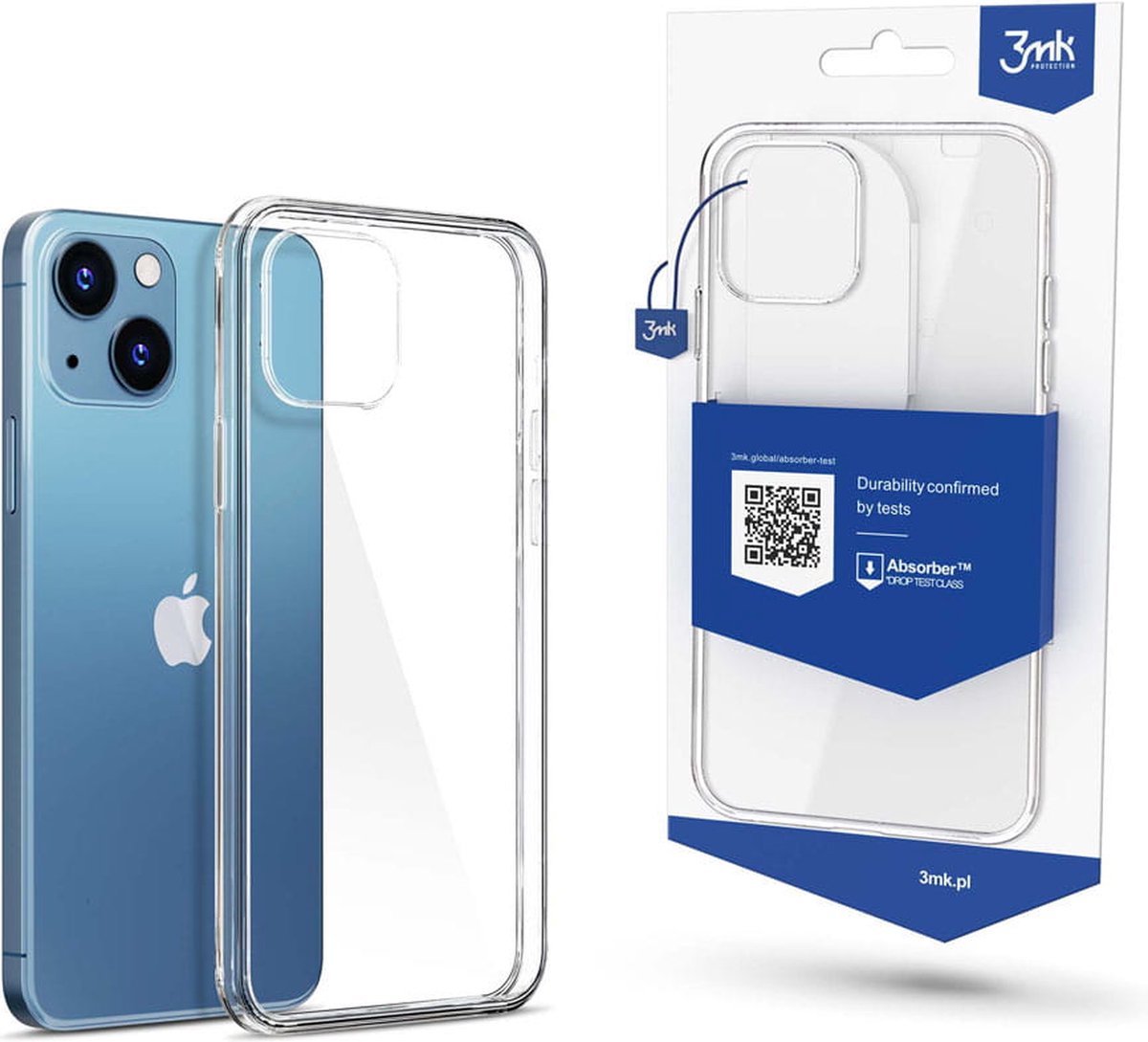 3mk - iPhone 13 - Clear Case - Telefoonhoesje - voor Optimale Bescherming - Transparant