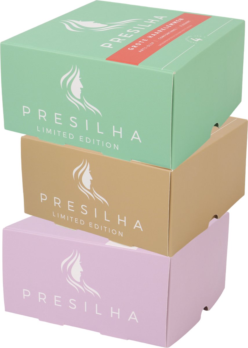 Presilha® Luxe Haarklemmen - Haarklem - Haarclip - Haarklauw - Voordeelbundel - 12 haarklemmen