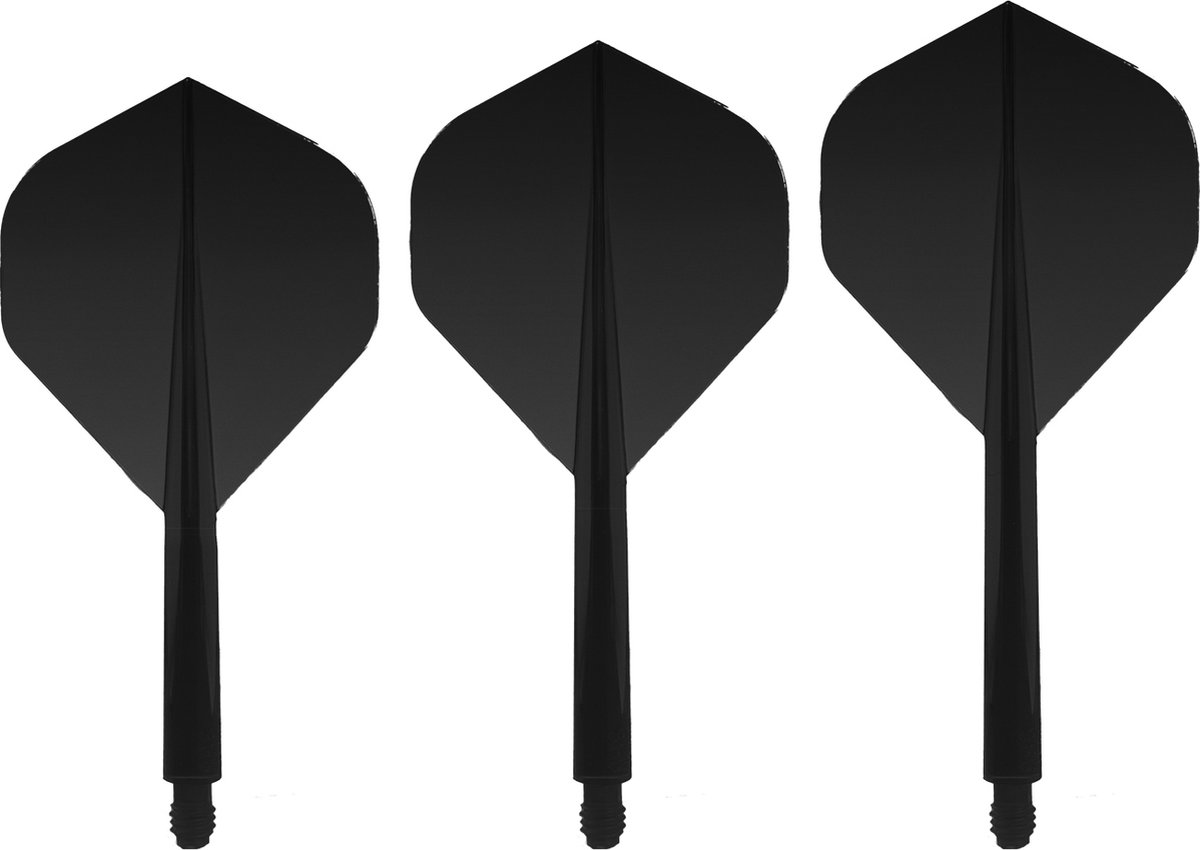 Condor Axe Flight System - Standard Black - Dart Flights Long