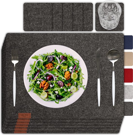 Salt & Pepper - Placemat 45x30cm ovaal maisblad beige TableTop - Set v – vtwonen