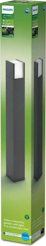 Philips Gardenlink sokkellamp Arbour antraciet 6W