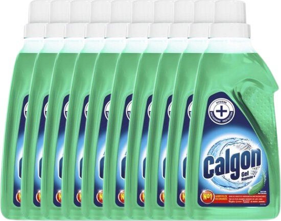 Calgon Gel Hygiène + 2 en 1 - Détartrant pour lave-linge - 10 x 1,5L - Pack  économique | bol.com