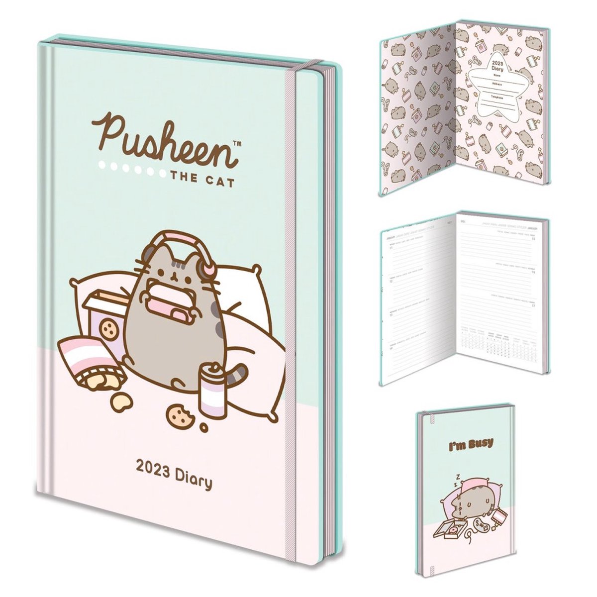Pyramid International Pusheen - 2023 I'm Busy Agenda - Multicolours