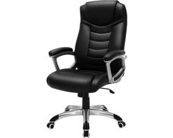 ACAZA Bureaustoel - Ergonomische Bureaustoel - Zwart - Tot 150 kg - Bureaustoelen voor Volwassenen - Office Chair - Gamestoel - Gaming Stoel - Bureau Stoel - NEN-EN 1335 getest en gekeurd