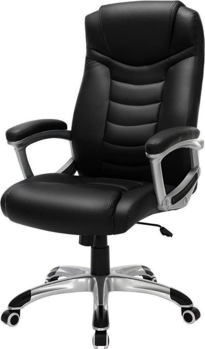 ACAZA Bureaustoel - Ergonomische Bureaustoel - Zwart - Tot 150 kg - Gaming Stoel - Gamestoel - Bureaustoelen voor Volwassenen - Office Chair - Bureau Stoel - NEN-EN 1335 getest en gekeurd - ACAZA - €116,99