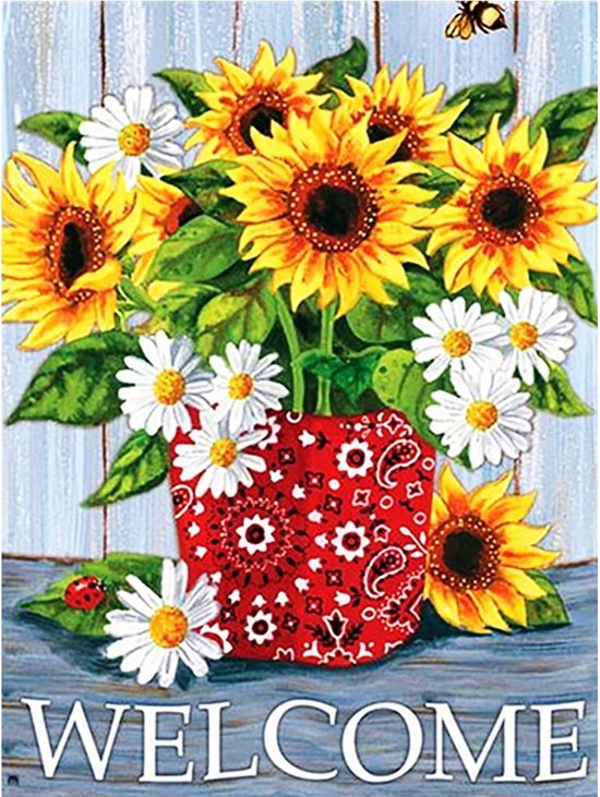 DIAMOND PAINTING Welcome (30 X 40 CM) | bol