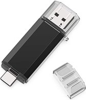 DrPhone UltraDrive - 64GB - 3 in 1 FlashDrive - USB C /Micro USB / USB 3.0 met Extra Opslag - OTG -USB Stick - Geschikt Voor Android Smartphone + Tablet