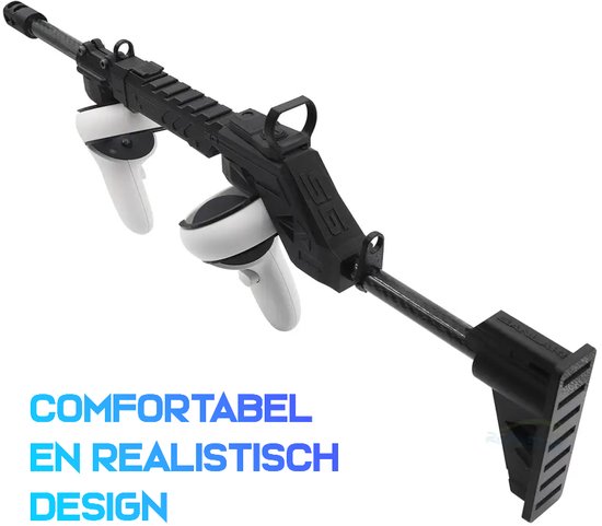 Accessoire Pistolet VR Pour Oculus Quest 2 - Contrôleur FPS - Jeu De Tir 3D