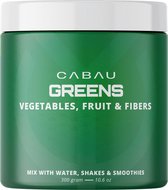 Cabau Super Greens - 16% van je dagelijkse groenten per portie - 300 gram - 11 verschillende groenten, fruit en superfoods - Super energizer - Heerlijke gratis recepten in de Cabau App