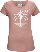 Dames shirt Giga by Killtec - shirt dames - 39349 - roze + print - maat 46