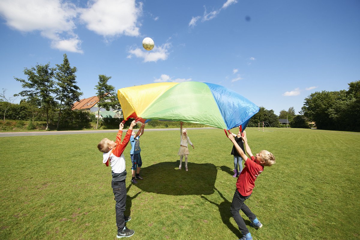 Gonge Parachute 3,5m + Spelboek - Leersysteem - Educatief Speelgoed