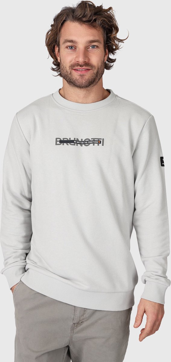Brunotti Rotcher Heren Sweater - Stone Grey - XL