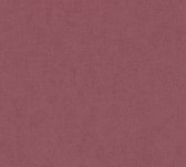 Uni kleuren behang Profhome 306467-GU vliesbehang hardvinyl warmdruk in reliëf licht gestructureerd in used-look glanzend rood wijnrood 5,33 m2