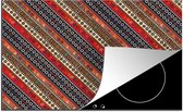 KitchenYeah® Inductie beschermer 77x51 cm - Afrika - Patronen - Abstract - Kookplaataccessoires - Afdekplaat voor kookplaat - Inductiebeschermer - Inductiemat - Inductieplaat mat