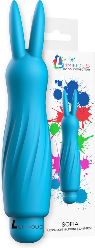 Sofia - Siliconen Rabbit Vibrator - Sex toys voor vrouwen - G-spot  stimulatie - 10... | bol