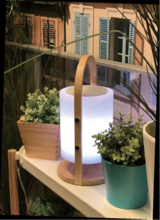 Tafellamp LED met Speaker + Bluetooth Oplaadbaar + Afstandsbediening - Funnylights