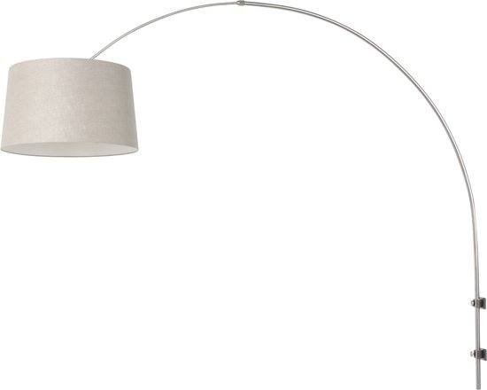 Wat dan ook liter vee Steinhauer Sparkled Light wandlamp - booglamp - 140 tot 185 cm breed -  staal met beige... | bol.com