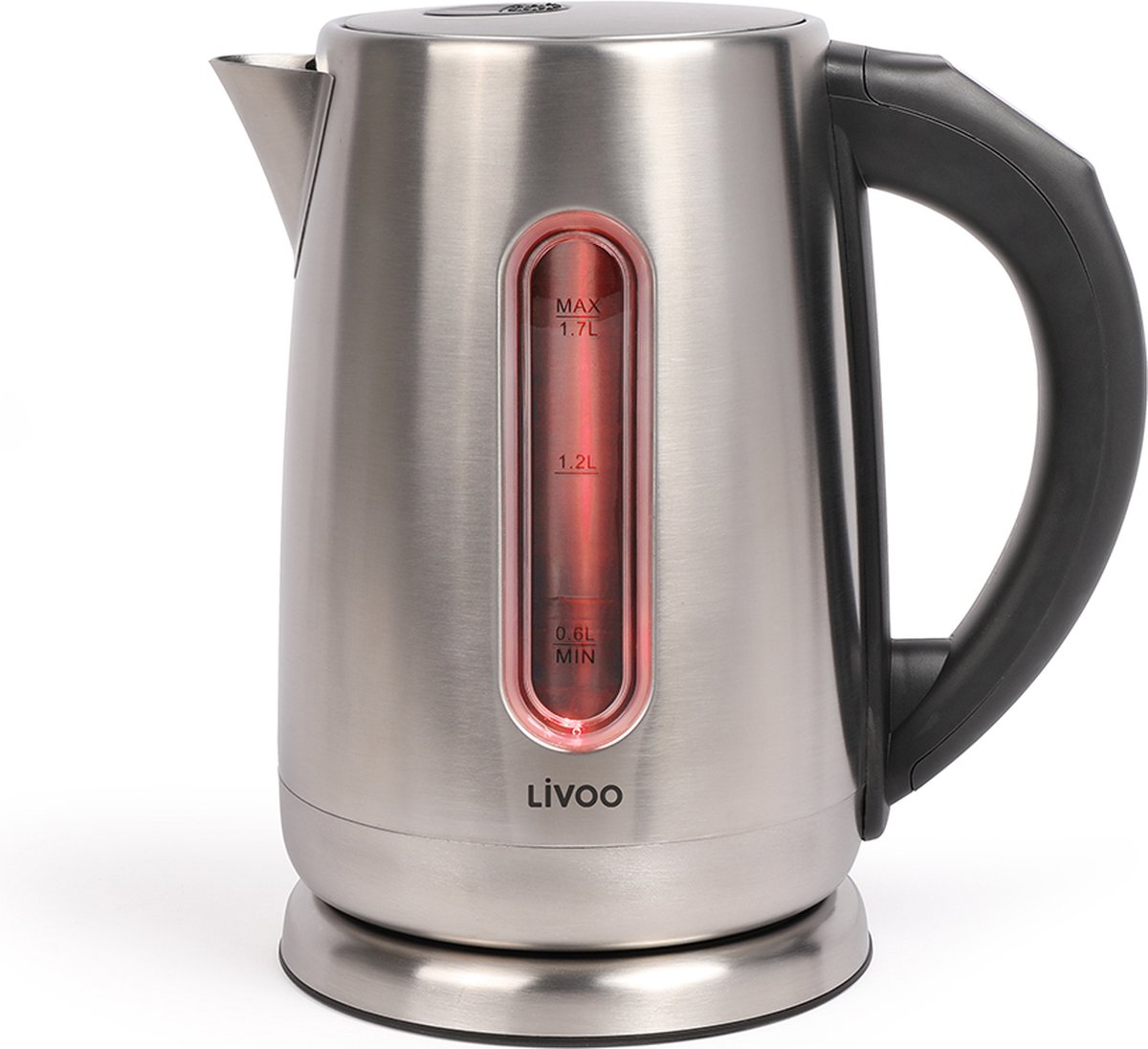 Livoo - DOD189 - RVS Waterkoker - 1.7 L - Instelbare temperatuur - Warmhoudfunctie