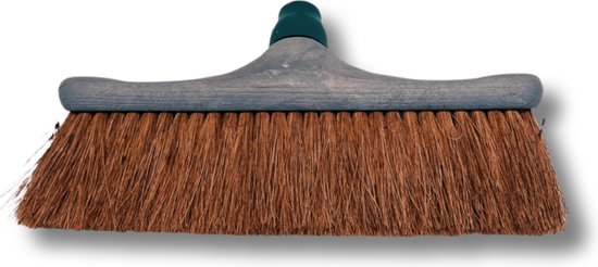 MAUS bezem binnen 30cm - zachte cocos zaalveger met steel 150cm - gerecycled - made in EU - zeer robuust van MAUS — afbeelding 4