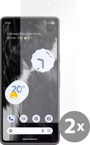 Cazy Tempered Glass Screen Protector geschikt voor Google Pixel 7a - Transparant - 2 stuks