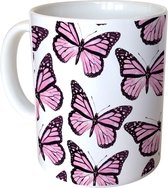Mug Wit - Papillons Roses