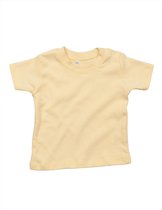 BabyBugz - Baby T-Shirt - Geel - 100% Biologisch Katoen - 74-80
