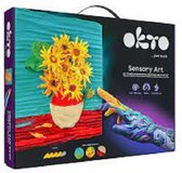 Okto - 3D kunstwerk - Sensory Art - Vincent Van Gogh - SunFlowers - klei artist