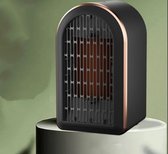 Elektrische kachel verwarming ventilator heater 800-1200W 2 standen omval beveiliging Zwart
