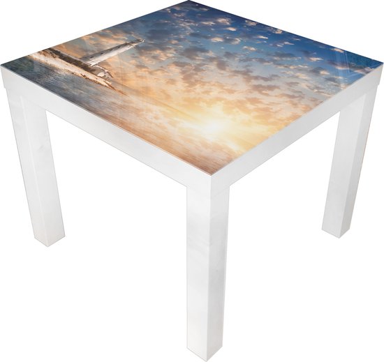 IKEA LACK Table basse Plateau en Verres 55x55cm Table d'appoint