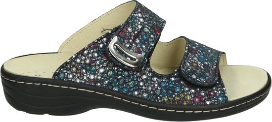 Hickersberger 2301 - Dames slippers - Kleur: Blauw - Maat: 37