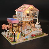 Kit de construction miniature Adultes - villa - Modélisme - artisanat - maison de poupée - maison de DIY - Siècle des Lumières LED