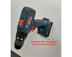 Houder geschikt v. BOSCH Blauw Professional & Fein 18V Tools - Toolhouder - Wandbevestiging - Wall Mount - Power Tool NIET Inbegrepen!