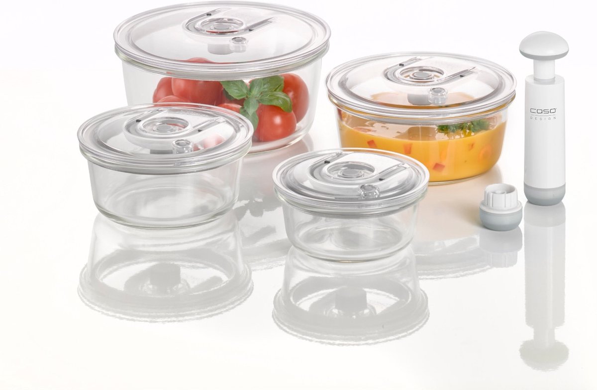 CASO VacuBoxx R set (4 stuks)