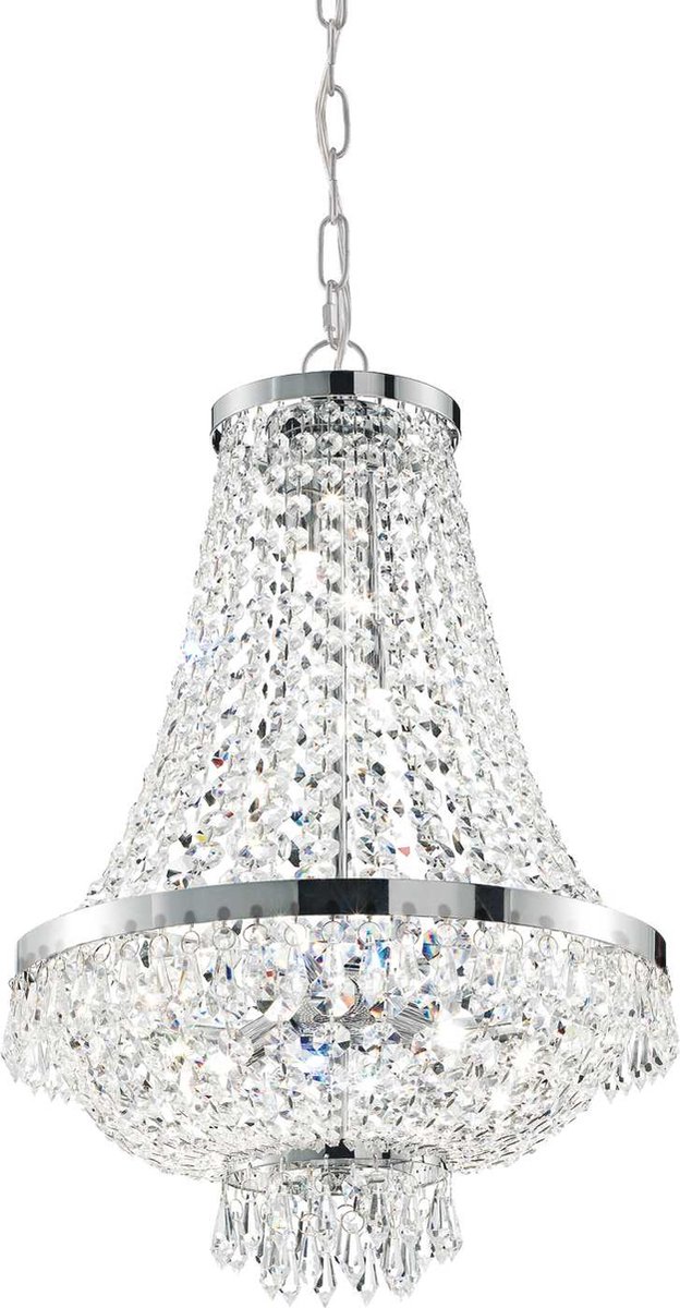 Ideal Your Lux - Hanglamp Modern - Metaal - G9 - Voor Binnen - Lamp - Lampen - Woonkamer - Eetkamer - Slaapkamer - Chroom