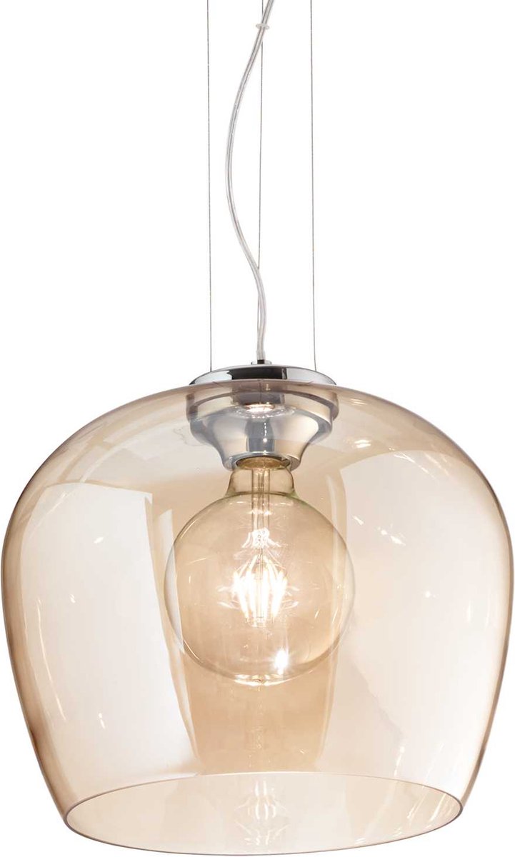 Ideal Your Lux - Hanglamp Modern - Metaal - E27 - Voor Binnen - Lamp - Lampen - Woonkamer - Eetkamer - Slaapkamer - Chroom
