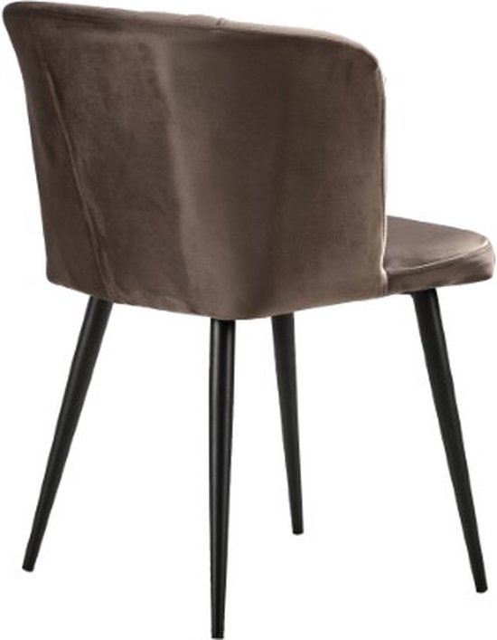Soof&Tess Ferrara Esszimmerstühle 2er-Set – Samtbezug, Industrie-Design Mit Armlehnen