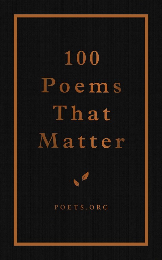 100 Poems That Matter - cover