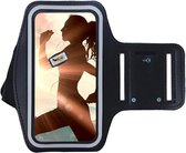 Sportarmband - Geschikt voor Samsung Galaxy S23/ S24 hoesje - Sportband - Hardloop armband telefoon - Sport armband - Hardloop telefoonhouder - Zwart
