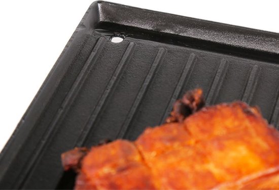 GRILLROSTPROFI Asrooster - vuurrooster - kolenrooster - haardrooster in premium kwaliteit, gietijzer, 26 x 36 cm
