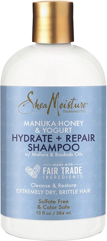 SheaMoisture Manuka Honey & Yogurt Hydrate & Repair Shampoo 384 ml